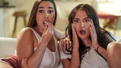 Movie Night, Karlee Grey And Charlotte Cross, 4k